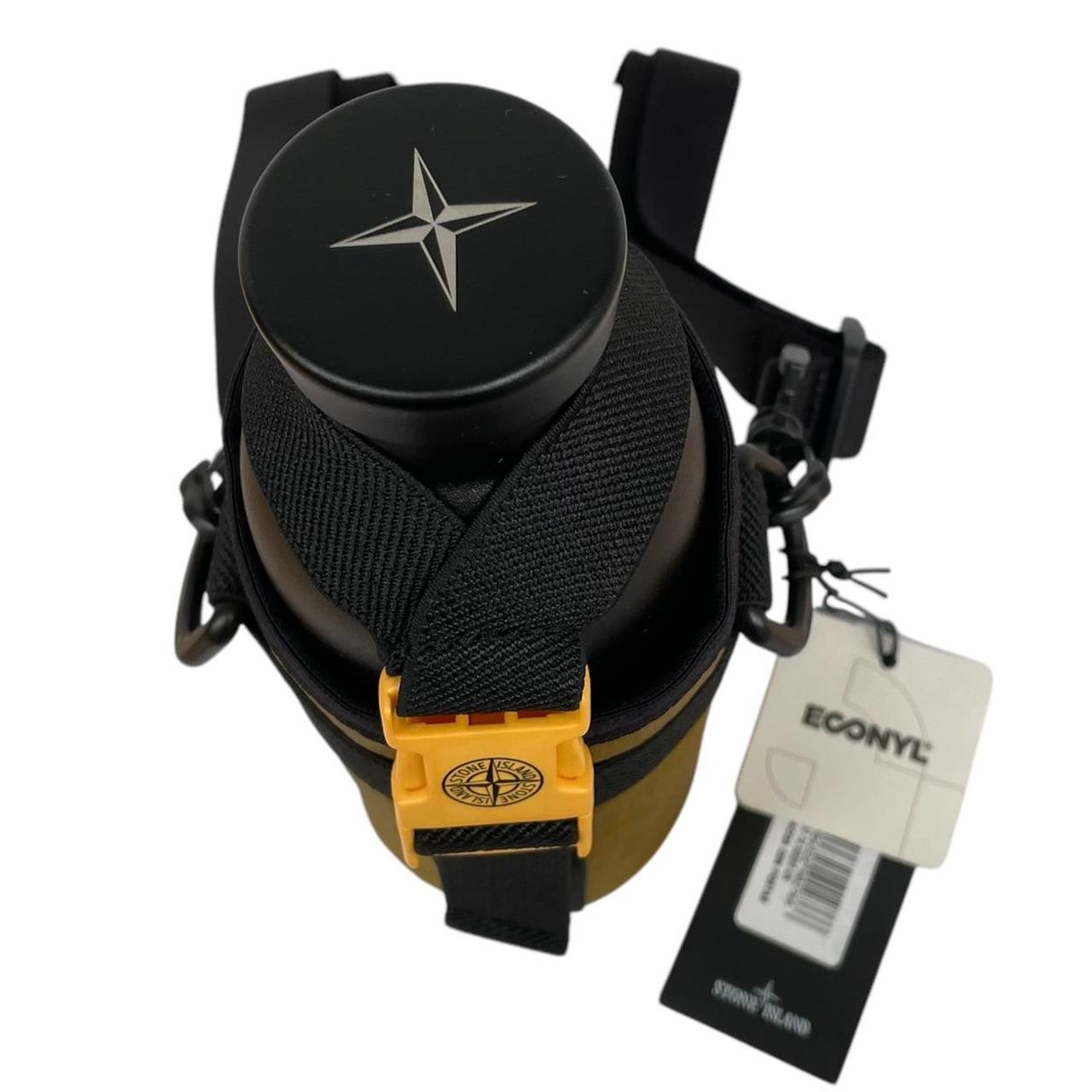 Stone Island x 24 Nylon Metal Yellow and Black Stainless Steel Flask Water