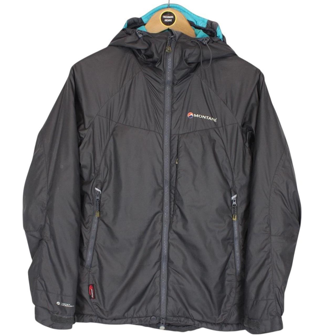 Montane Grey and Blue Full Zip Primaloft Quilted Jacket