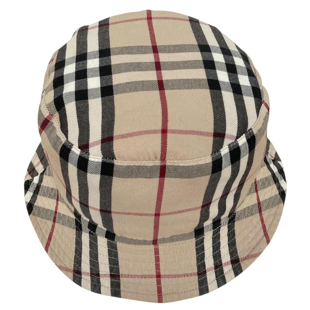 Burberry London Beige Nova Check Reversible Bucket Hat