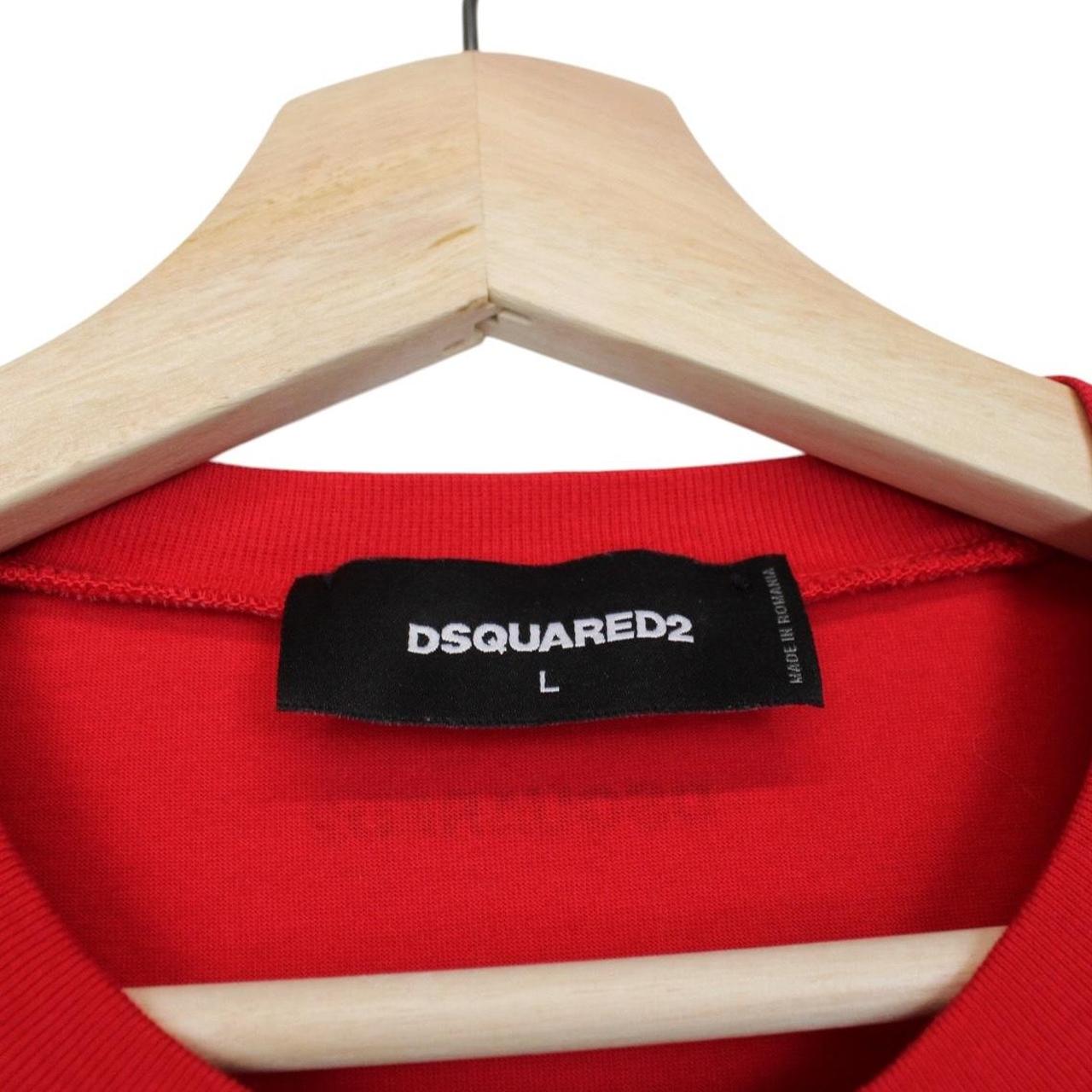Dsquared2 Icon Red and Black Short Sleeve T-Shirt
