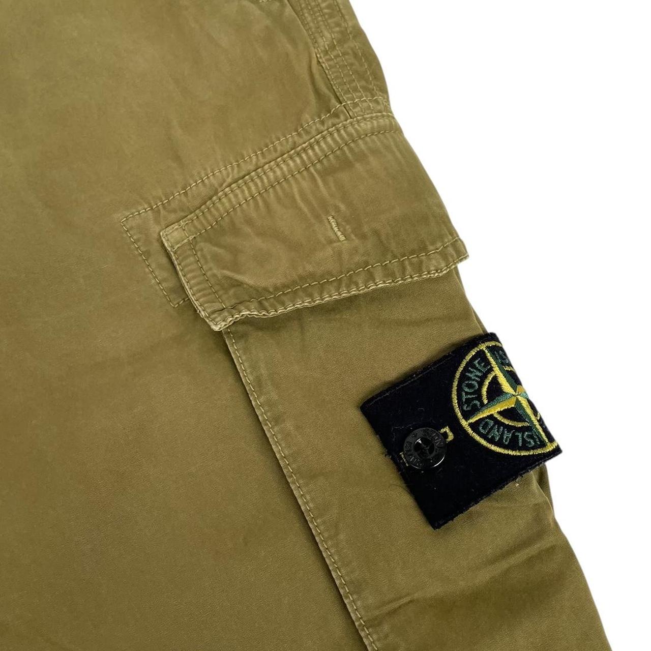 Stone Island SS 2016 Khaki Green Slim Fit Cargo Trousers