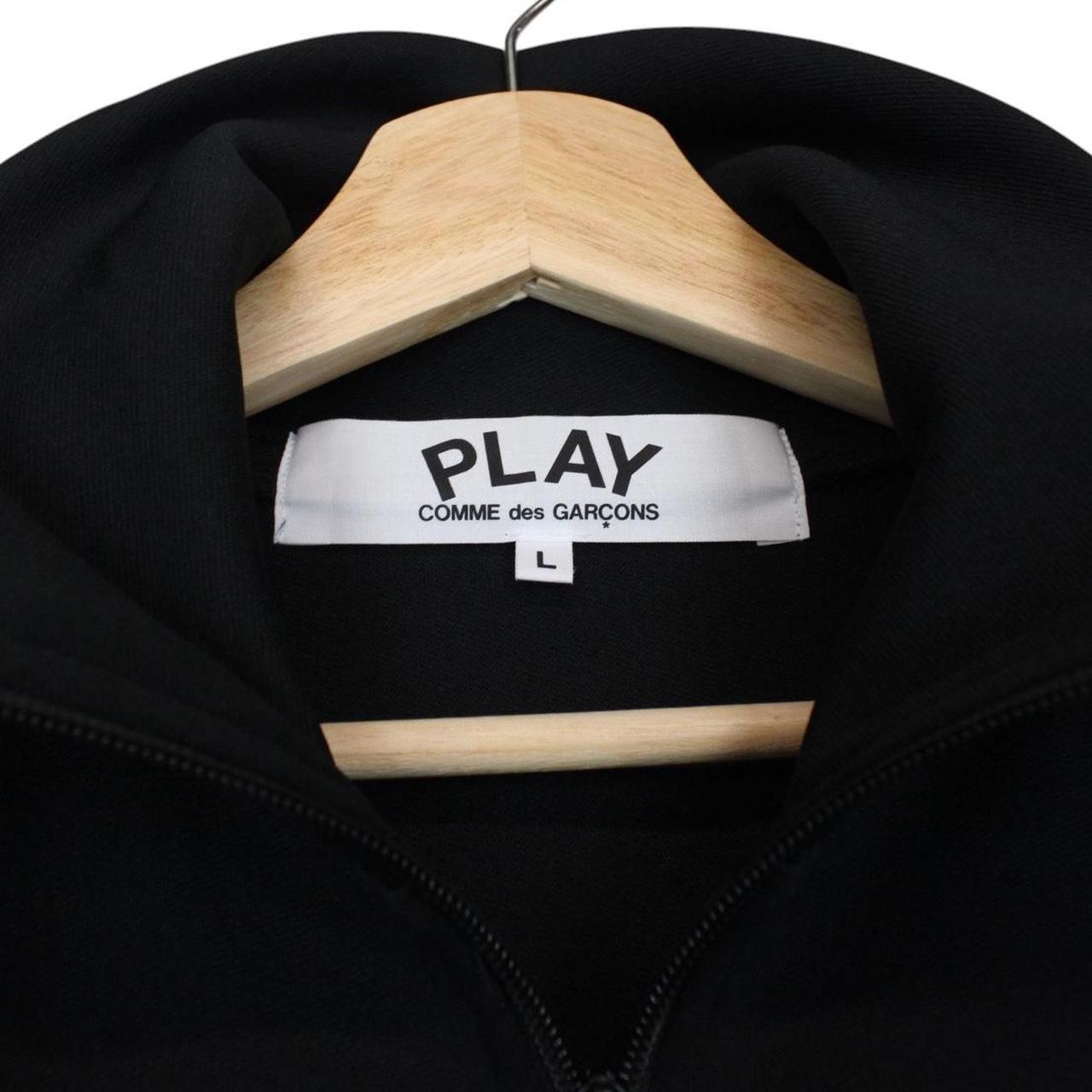 Comme des Garcons PLAY Black Heart Print Full Zip Track Jacket