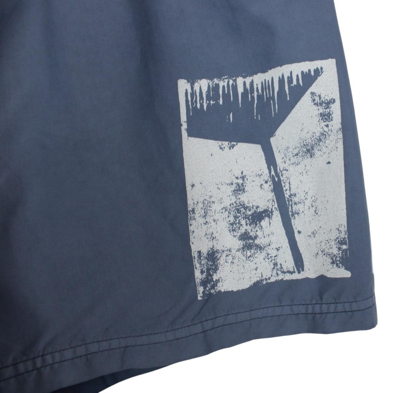 Stone Island AW 2022 Blue Brushed Nylon Swim Shorts