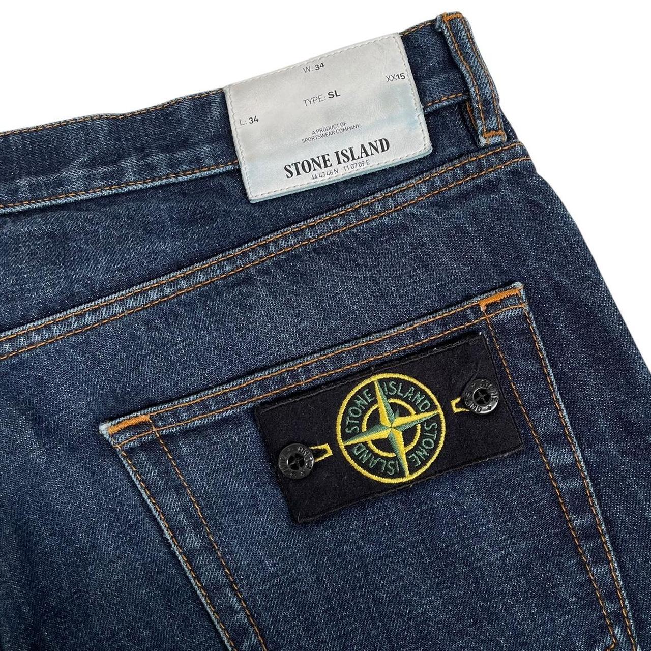 Stone Island AW 2016 Navy Blue Slim Fit Denim Jeans