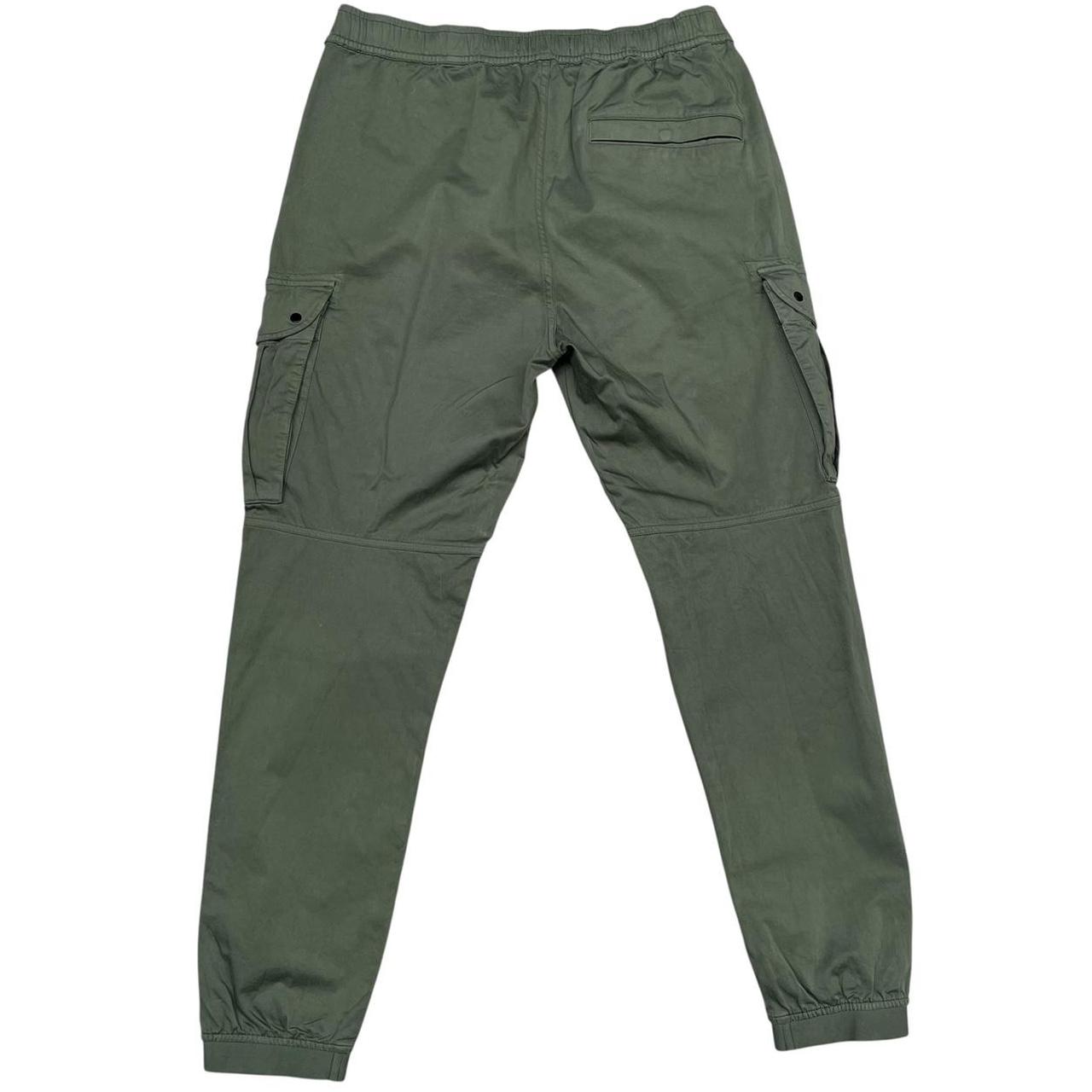 Stone Island AW 2021 Green RE-T Fit Cargo Trousers