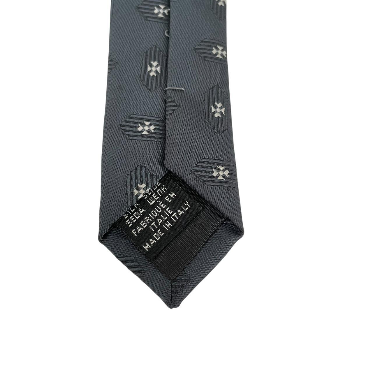 Vintage Hugo Boss Grey Silk Tie