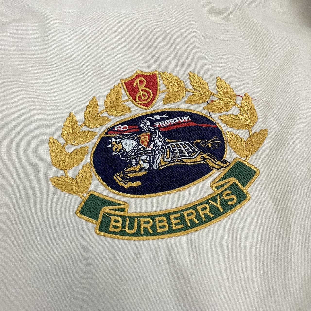 Vintage 80s Burberry Beige Cotton Coat