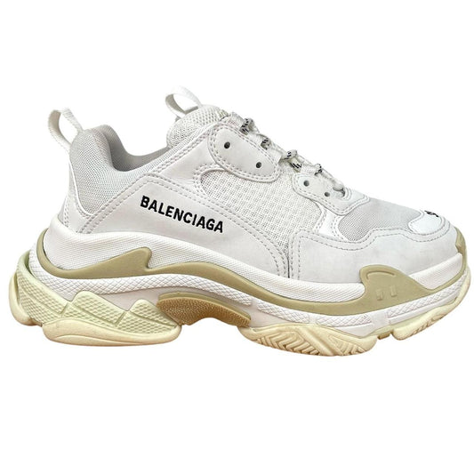 Balenciaga Triple S White Mesh Trainers