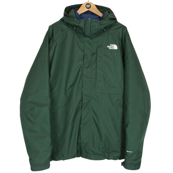 The North Face Modis Triclimate 3-in-1 Green and Blue Full Zip Waterproof Jacket