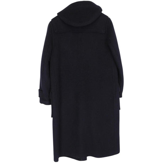 Vintage Burberry London Navy Blue Wool Duffle Coat