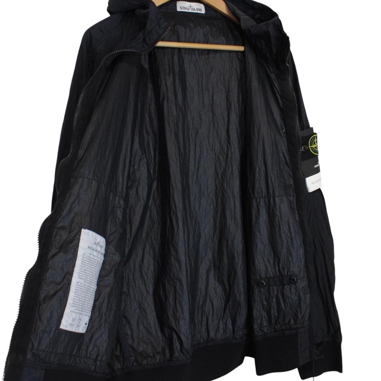 Stone Island SS 2018 Nylon Metal Watro Navy Blue Hooded Jacket