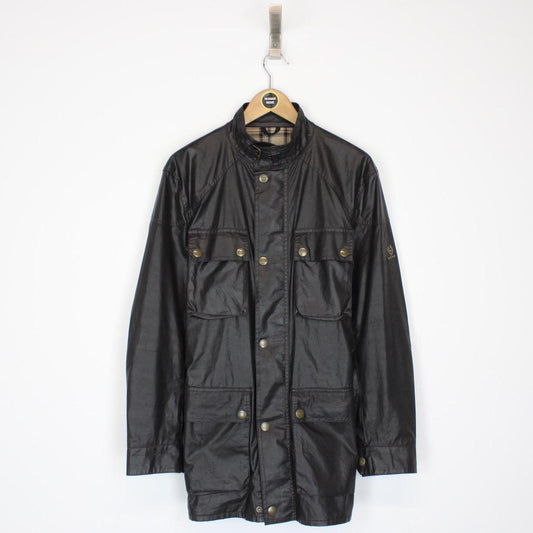 Belstaff Trialmaster Brown Belted Waxed Cotton Jacket