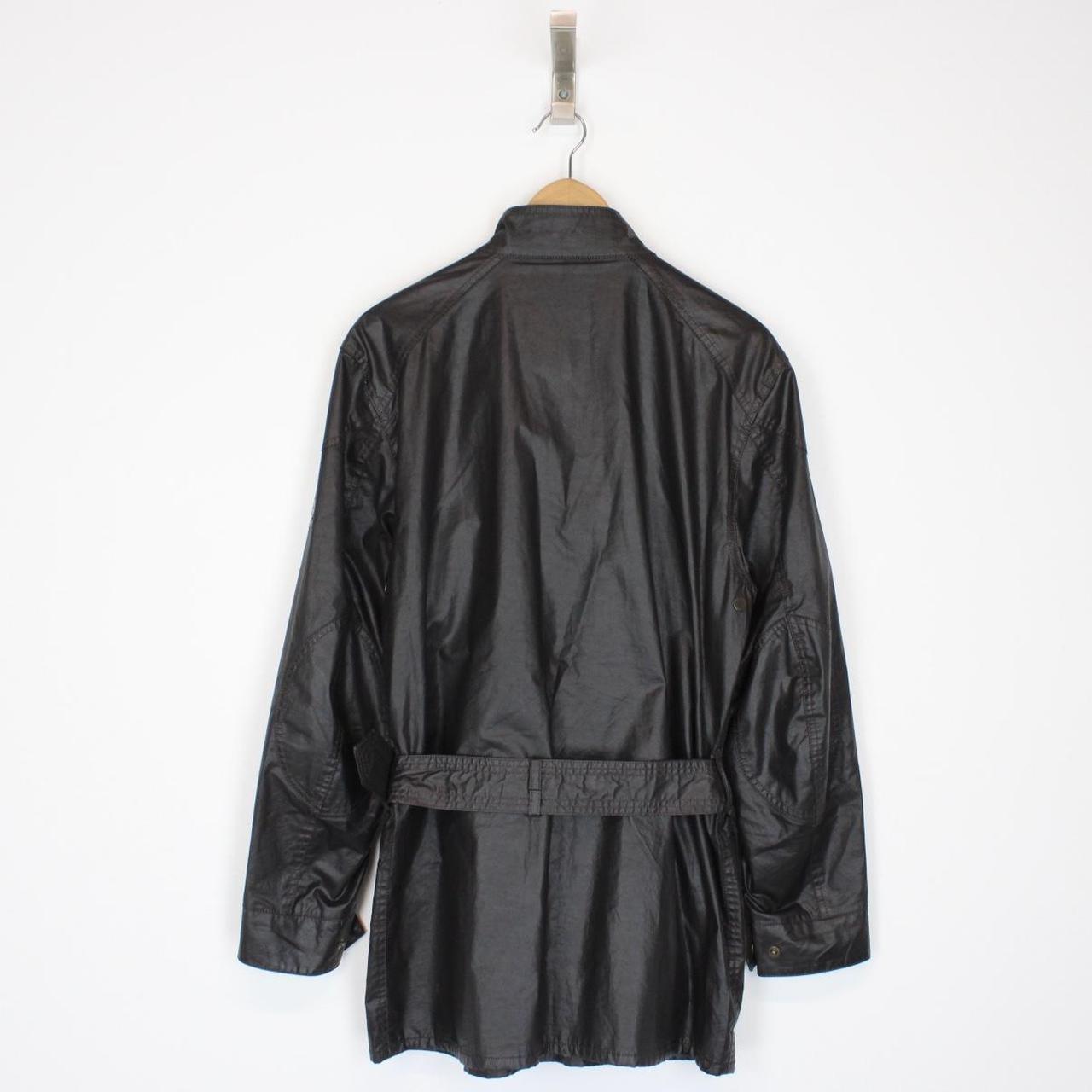 Belstaff Trialmaster Brown Belted Waxed Cotton Jacket