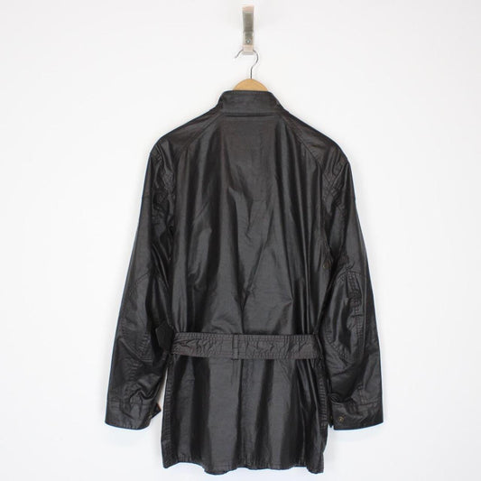 Belstaff Trialmaster Brown Belted Waxed Cotton Jacket