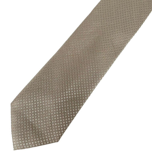 Calvin Klein Beige Textured Silk Tie