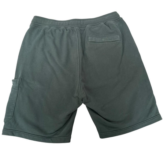 Stone Island AW 2022 Green Cotton Jogger Shorts