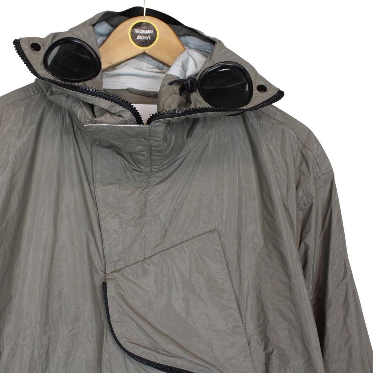 CP Company Grey Full Zip Memec Explorer La Mille Hooded Goggle Jacket