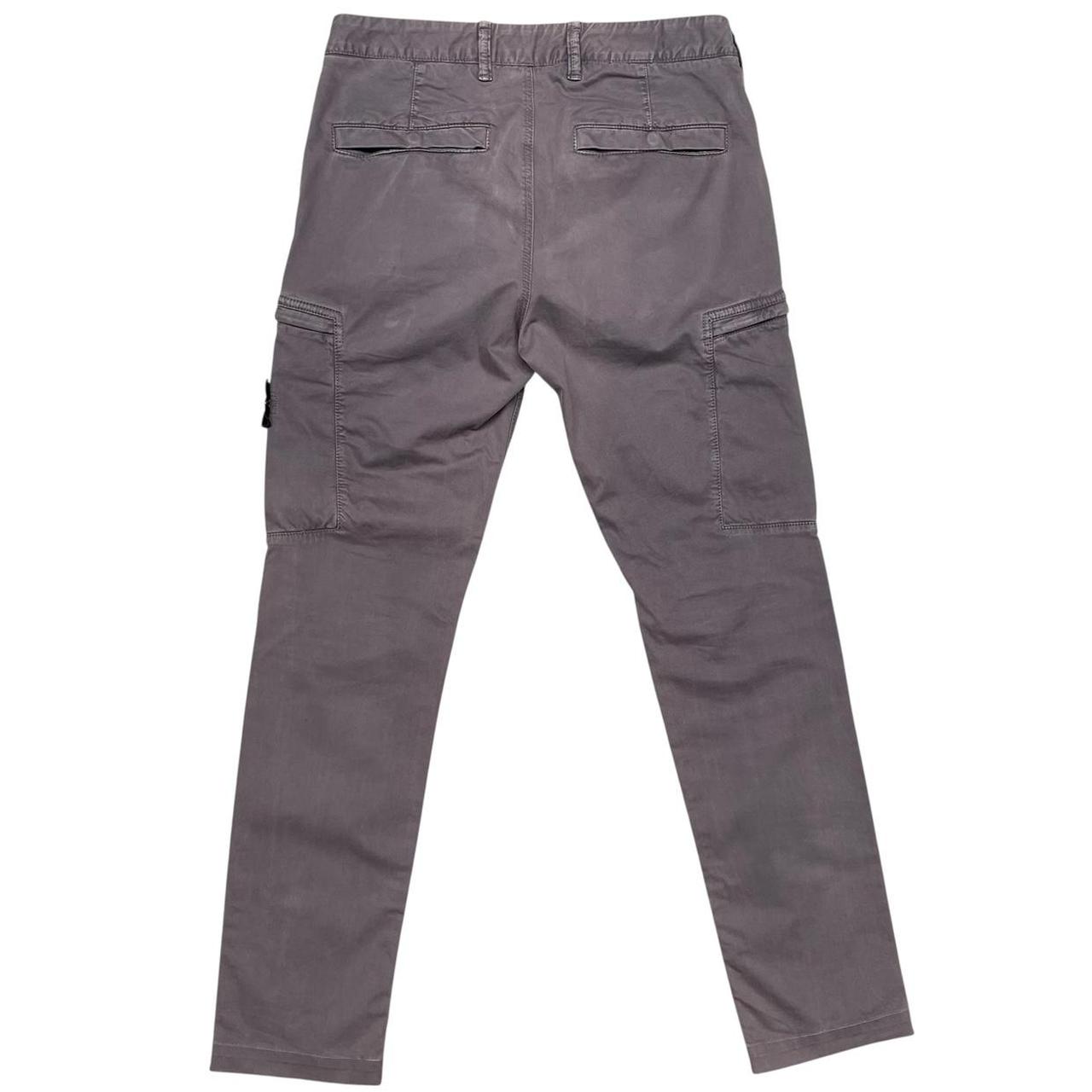 Stone Island SS 2019 Purple Skinny Fit Cargo Trousers