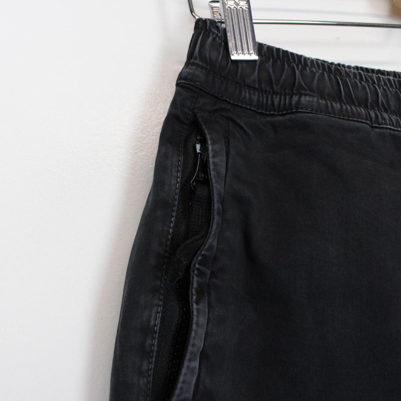 Stone Island SS 2021 Black Bermuda Cotton Cargo Shorts