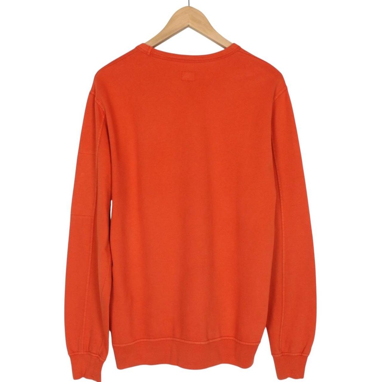 CP Company Orange Goggle Lens Sweatshirt Jumper