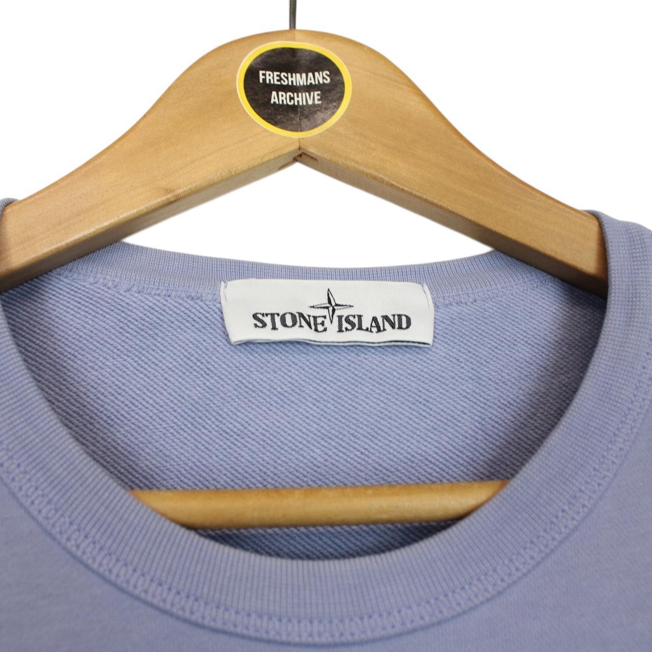 Stone Island SS 2019 Lilac Purple Cotton Sweatshirt Jumper