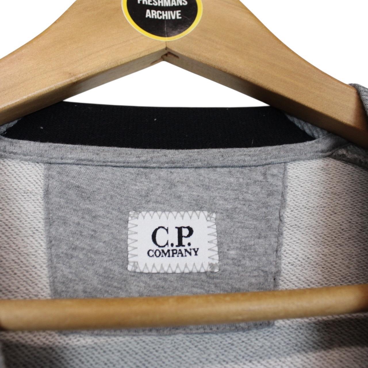 CP Company Grey Goggle Lens Cotton Sweatshirt Jumper