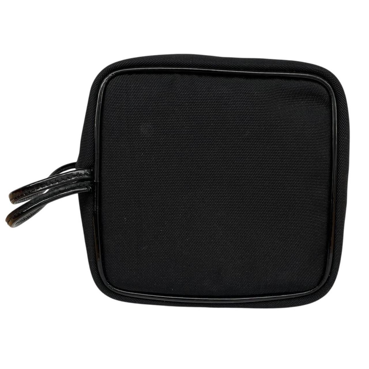 Gucci Black Nylon Canvas Drawstring Clutch Bag