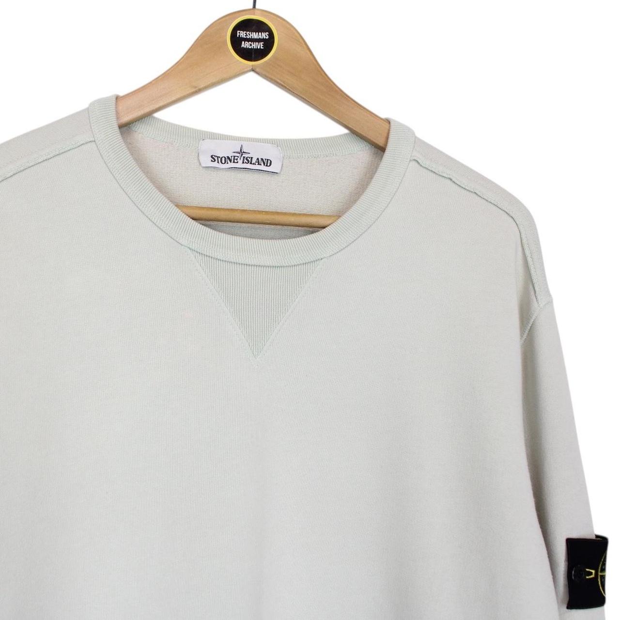 Stone Island SS 2018 Pale Green Cotton Sweatshirt Jumper