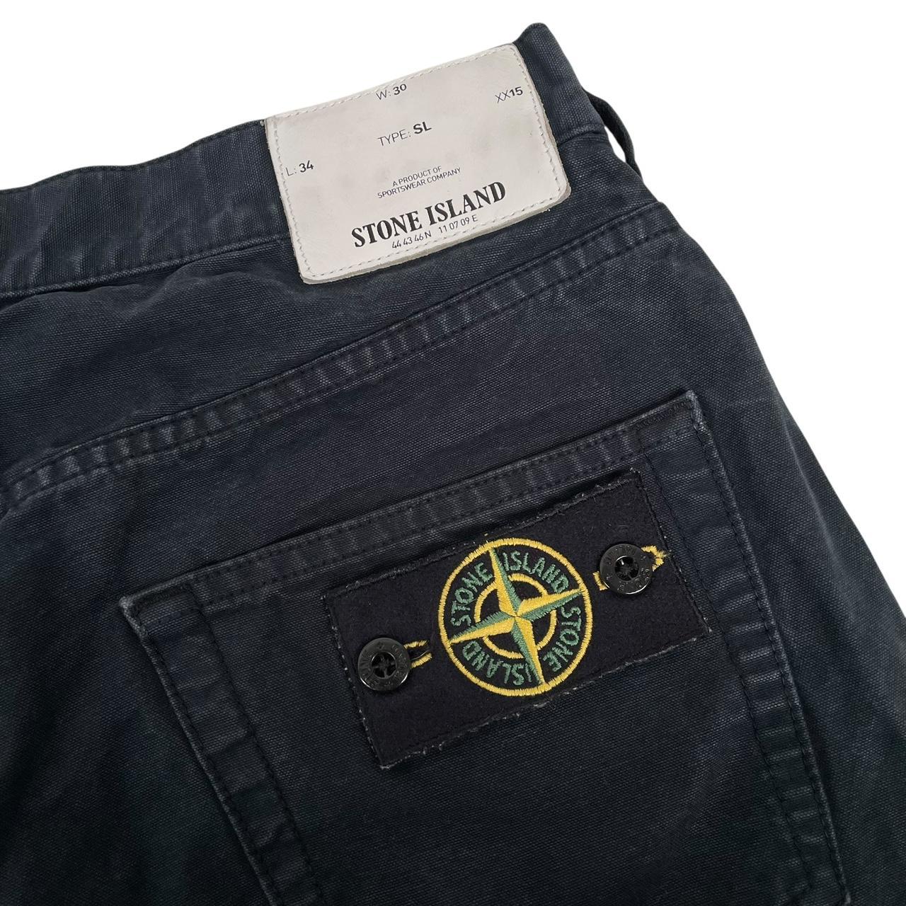 Stone Island AW 2014 Black Slim Fit Trousers