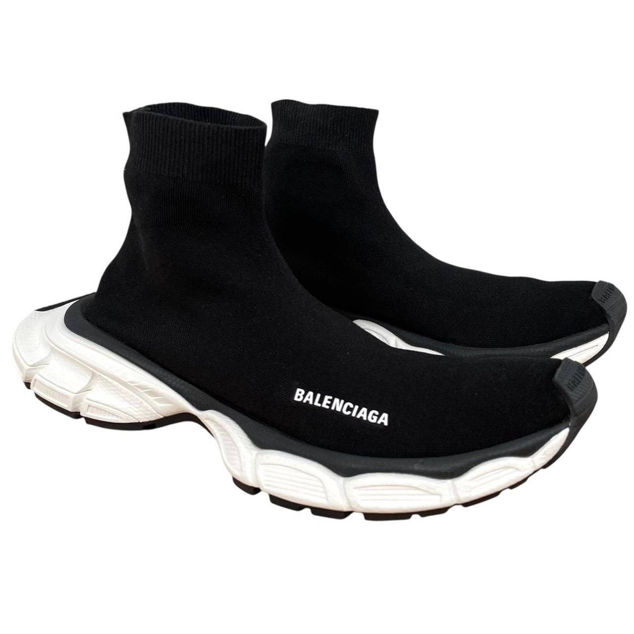 Balenciaga 2024 Black and White 3XL Sock Trainers