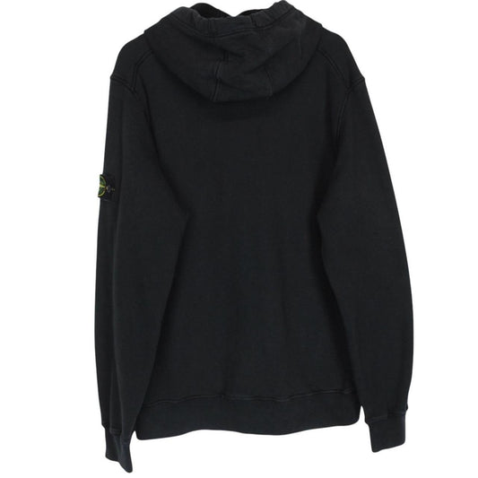 Stone Island AW 2020 Black Cotton Hoodie Jumper