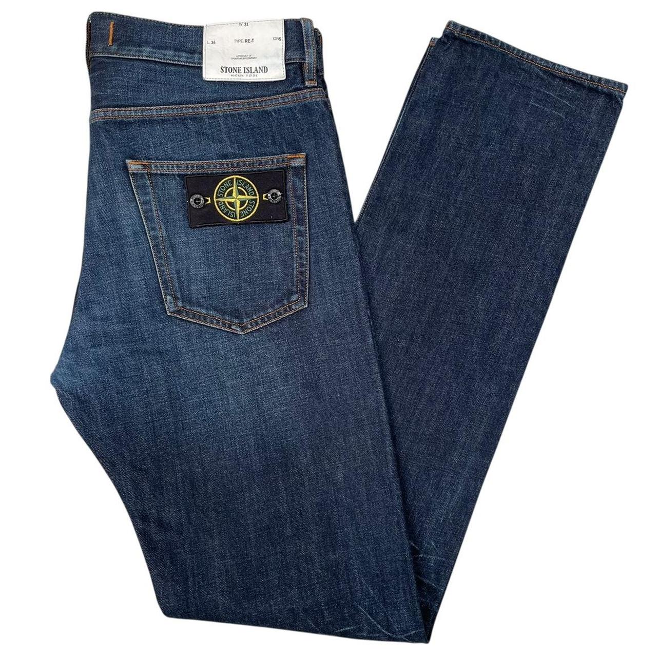 Stone Island SS 2013 Navy Blue RE-T Fit Denim Jeans