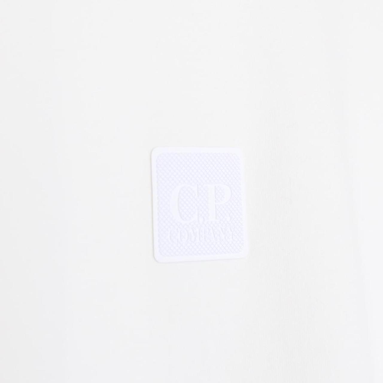 CP Company White Metropolis Logo Sweatshirt Jumper