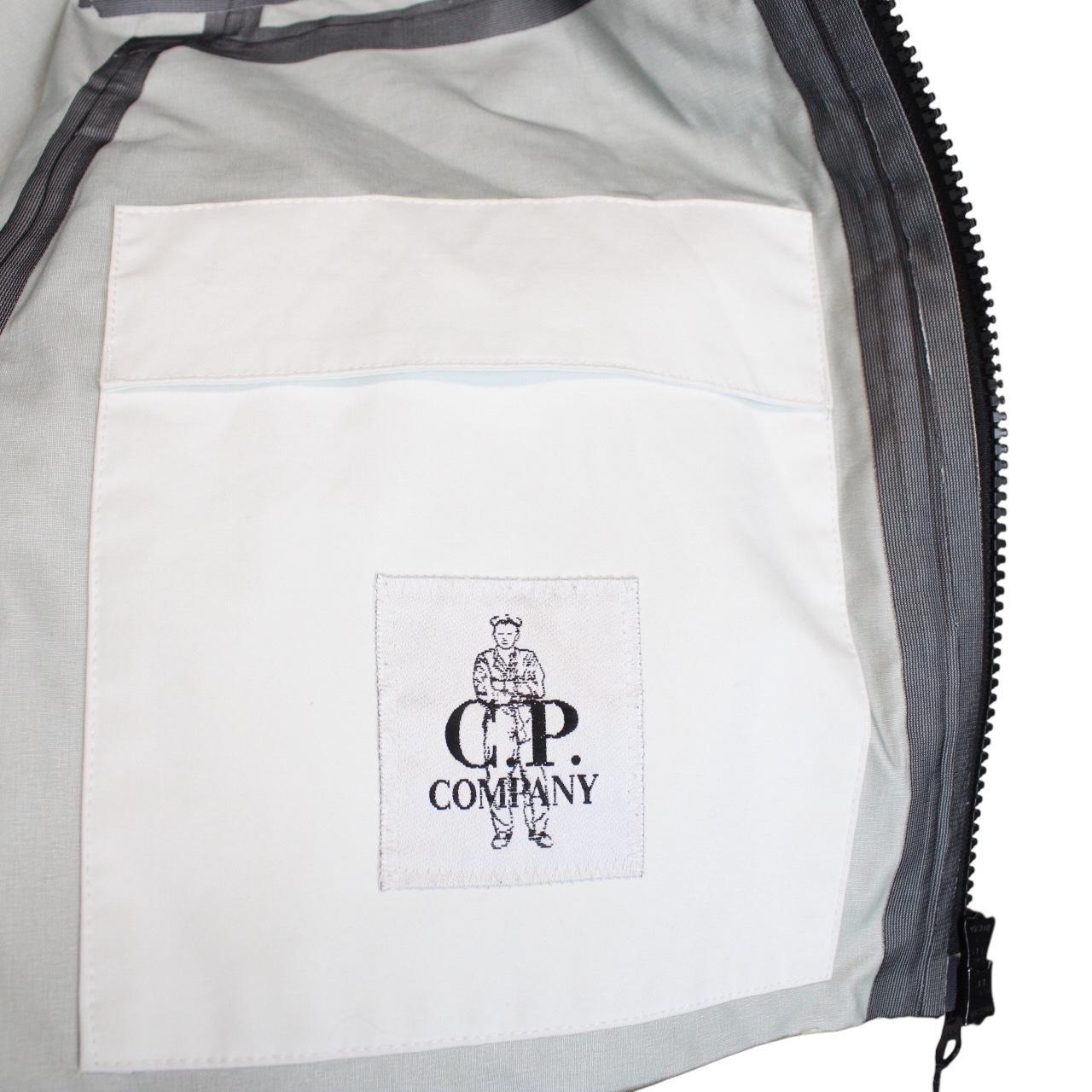CP Company White T-Mack Full Zip Waterproof Lens Jacket