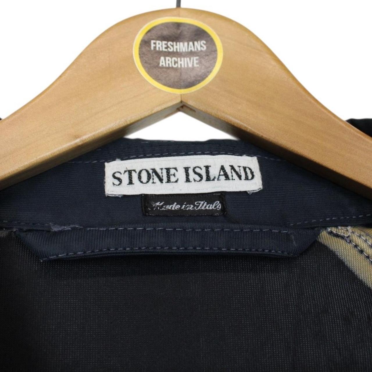 Vintage Stone Island SS 1998 Navy Blue Green Edge Badge Nylam Jacket