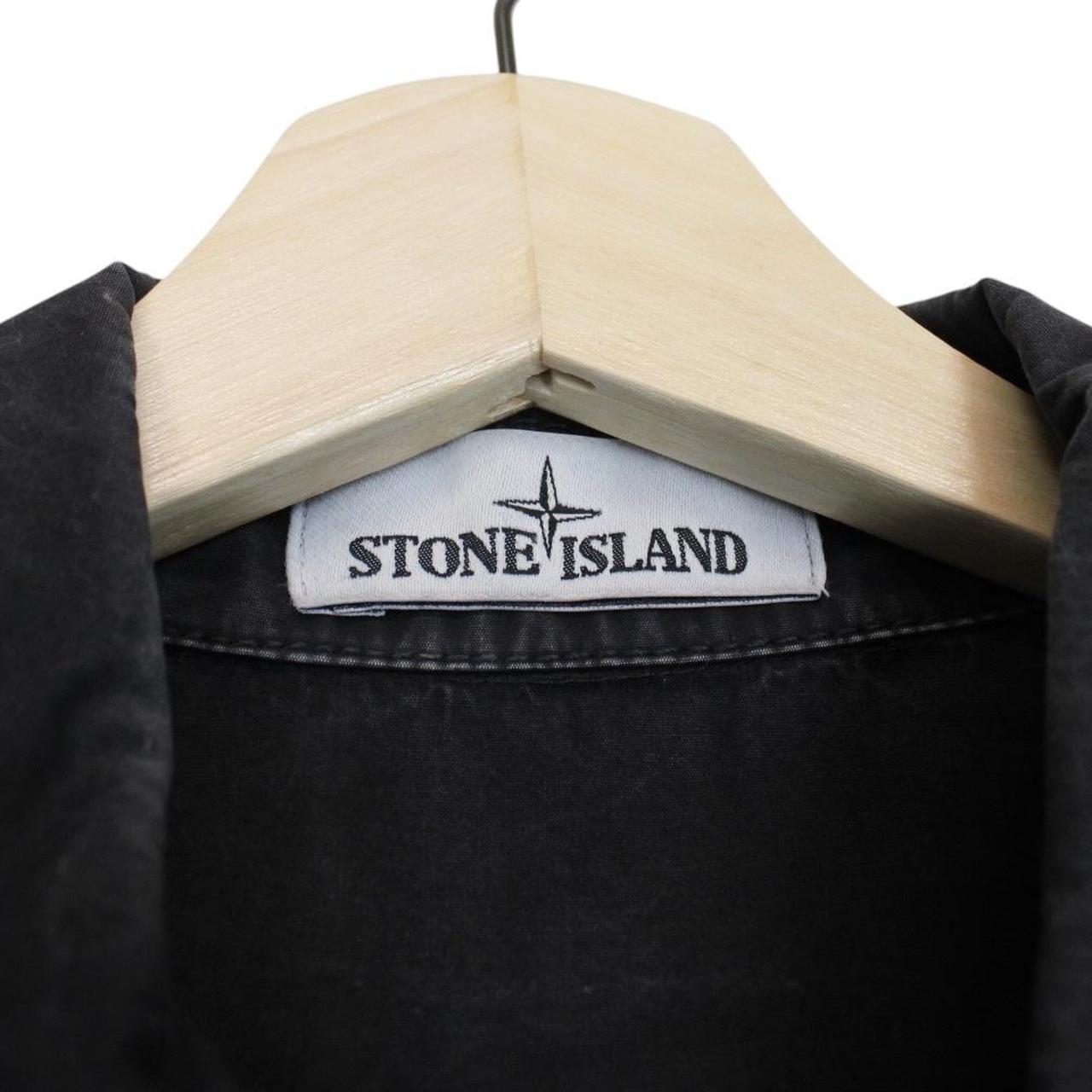 Stone Island AW 2019 Black Full Zip Cotton Overshirt Jacket