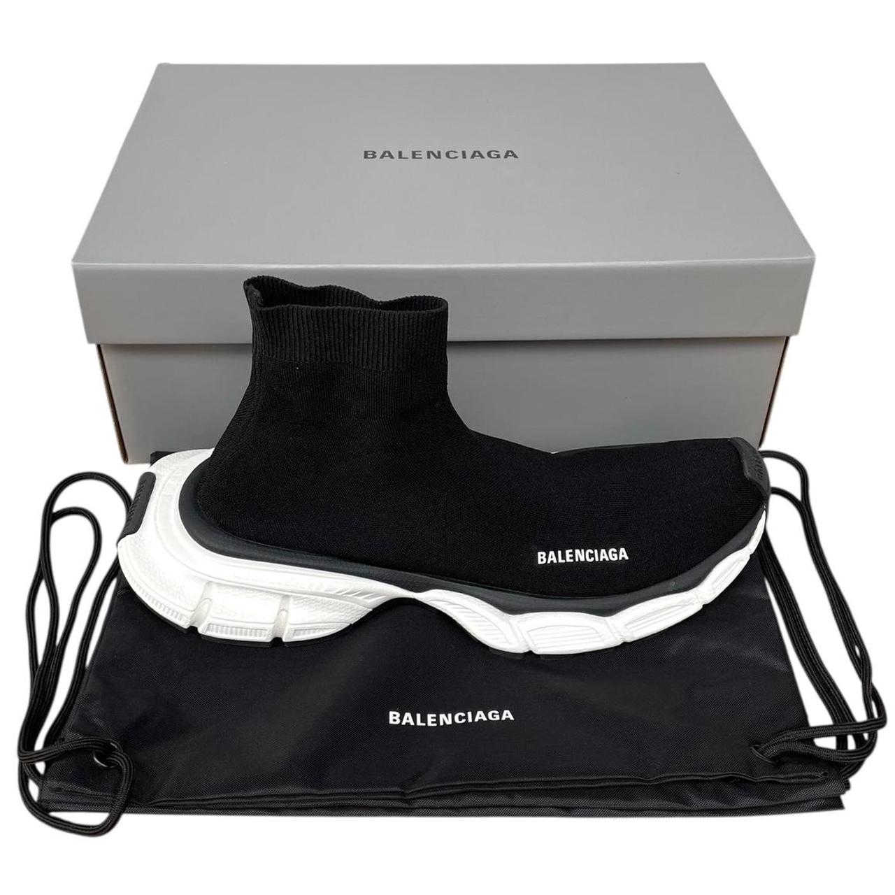 Balenciaga 2024 Black and White 3XL Sock Trainers