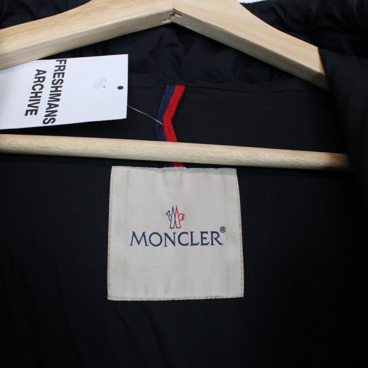 Moncler Eus Navy Blue Longue Saison Hooded Down Jacket