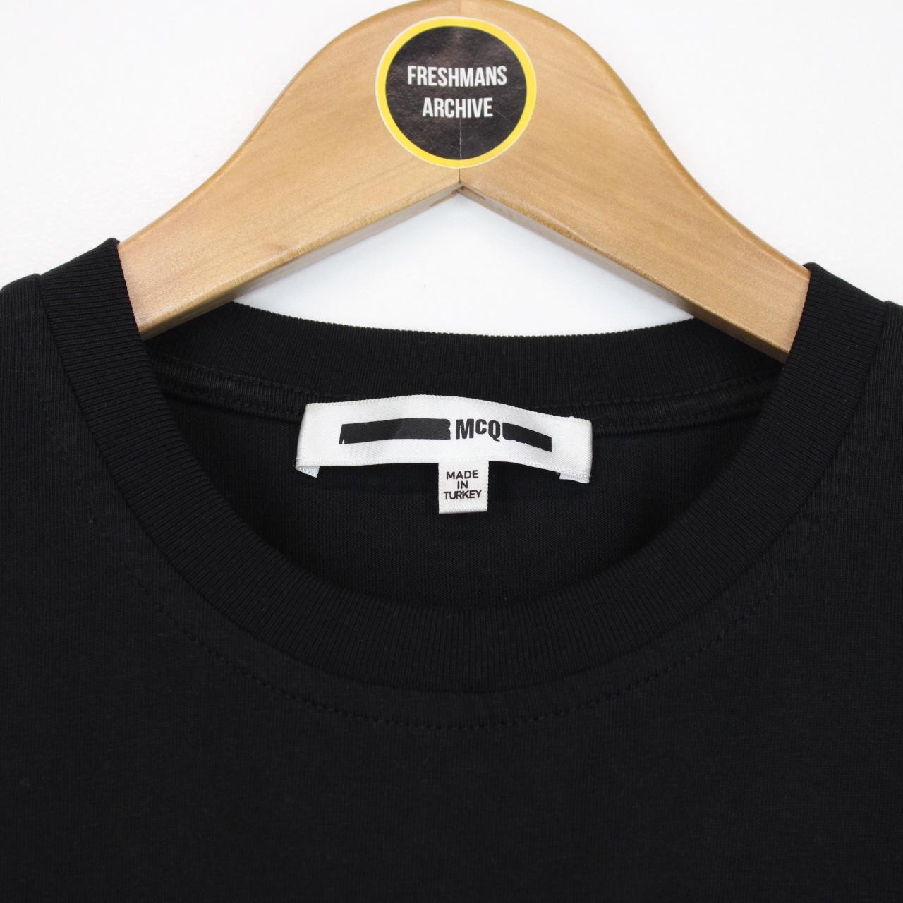 Alexander McQueen Black and Orange She-Devil Short Sleeve T-Shirt