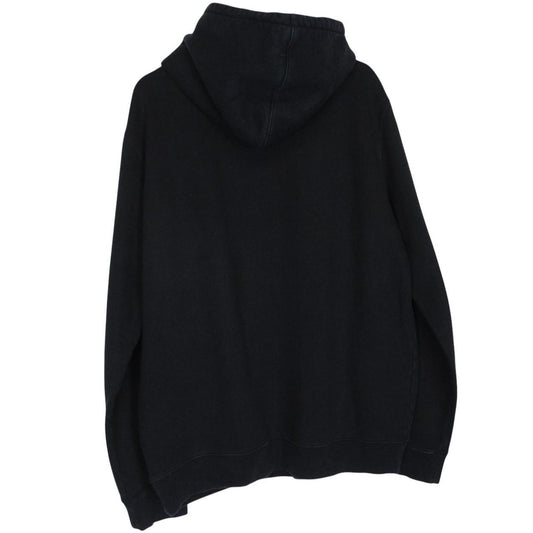 Marcelo Burlon black hoodie featuring pitbull dog print and cotton material.