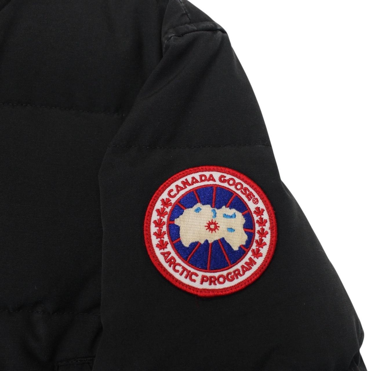 Canada Goose Black Woolford Full Zip Down Jacket
