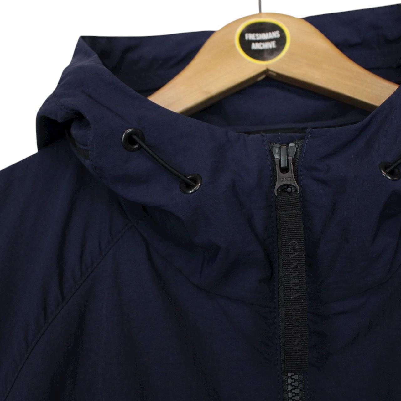 Canada Goose Navy Blue Faber Lightweight Hooded Nylon Jacket
