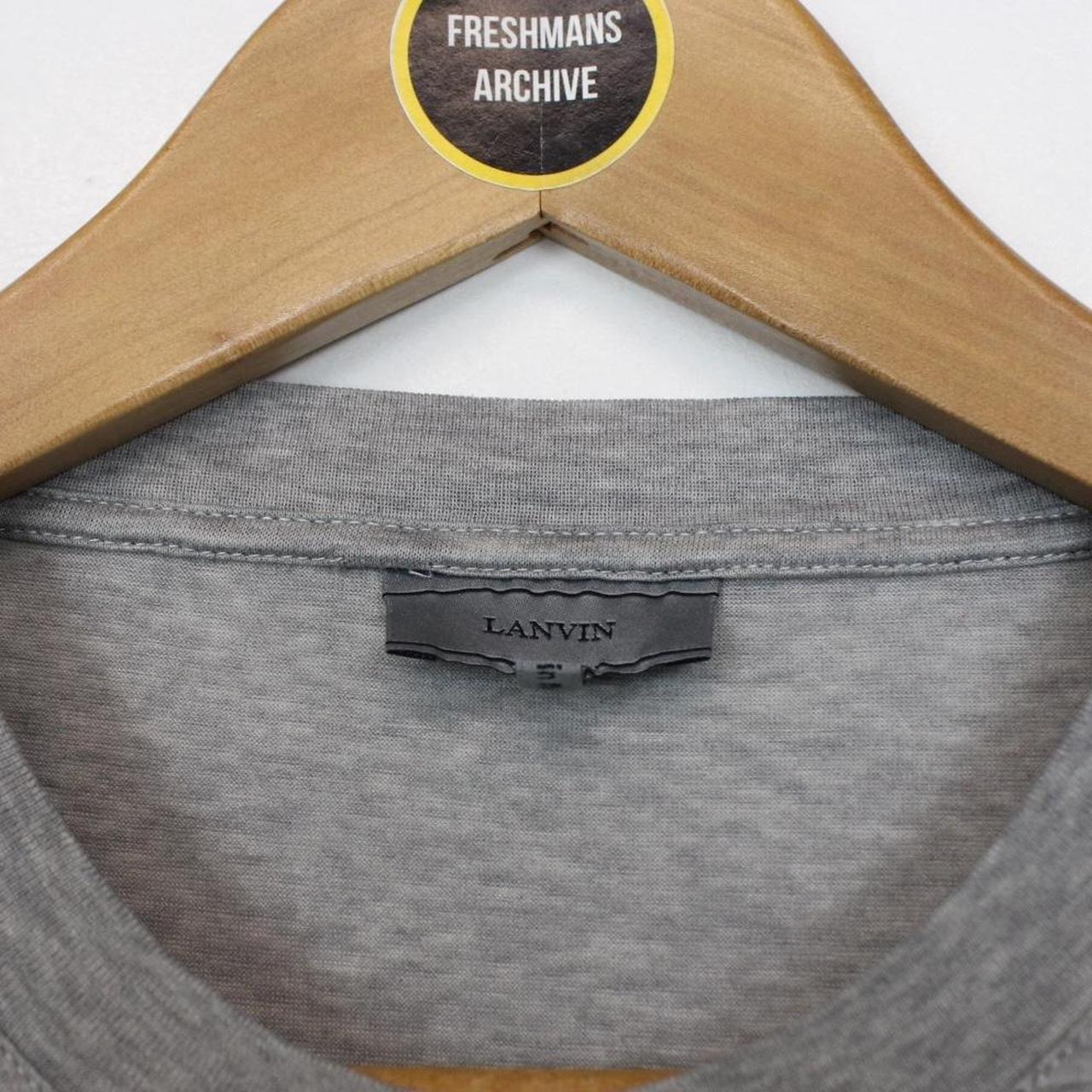 Lanvin Grey and Multicoloured The Island Print Short Sleeve T-Shirt