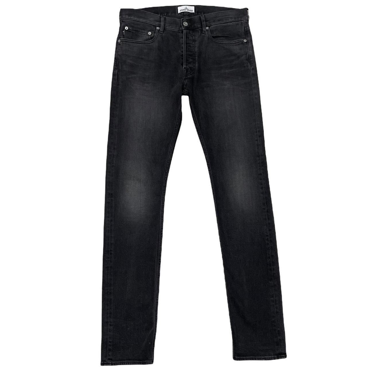 Stone Island SS 2017 Black Slim Fit Denim Jeans