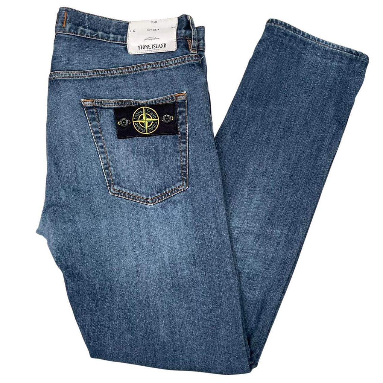 Stone Island AW 2014 Blue RE-T Fit Denim Jeans