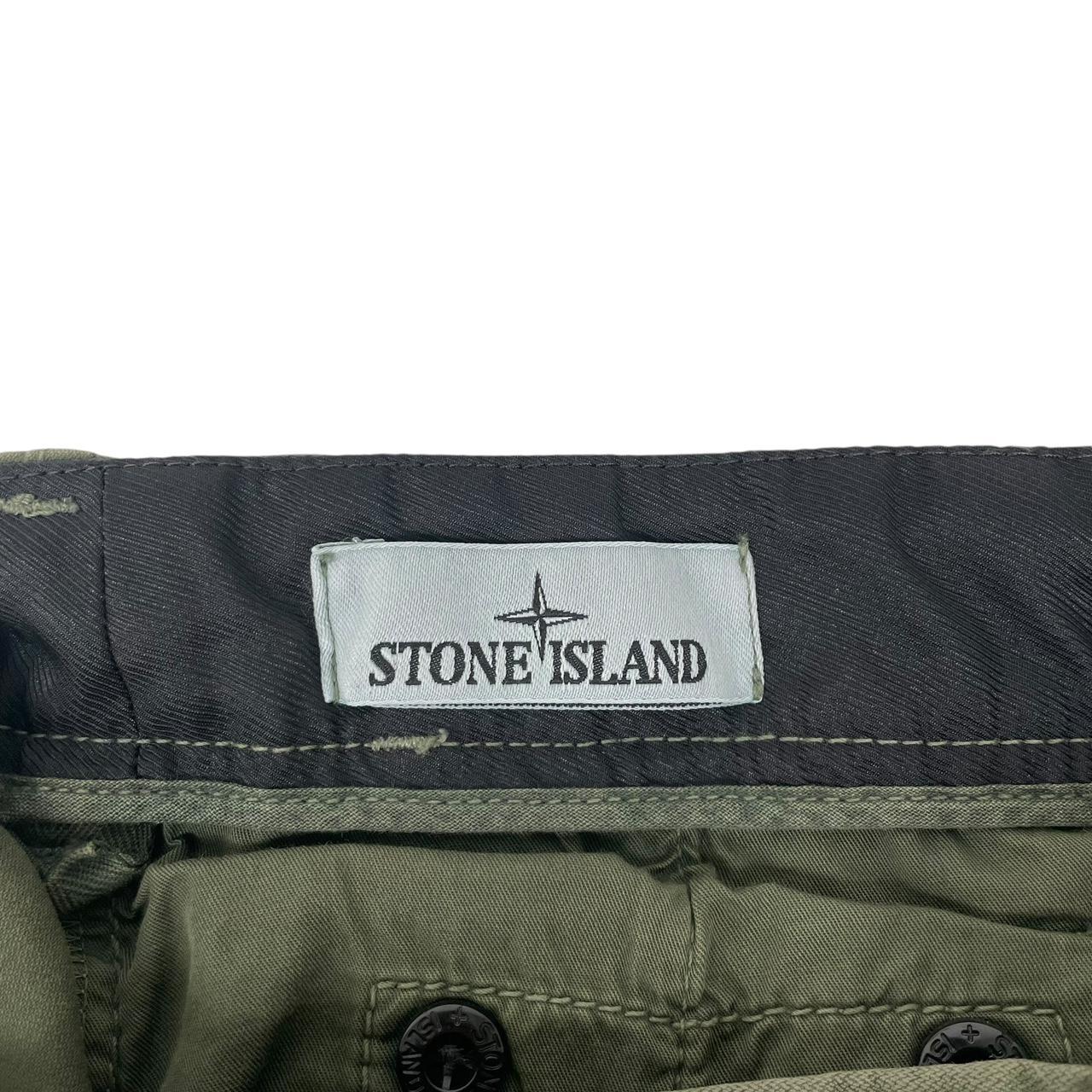 Stone Island AW 2022 Green Skinny Fit Cargo Trousers