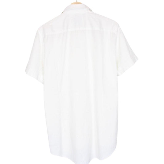 Vivienne Westwood White Short Sleeve Orb Cotton Shirt