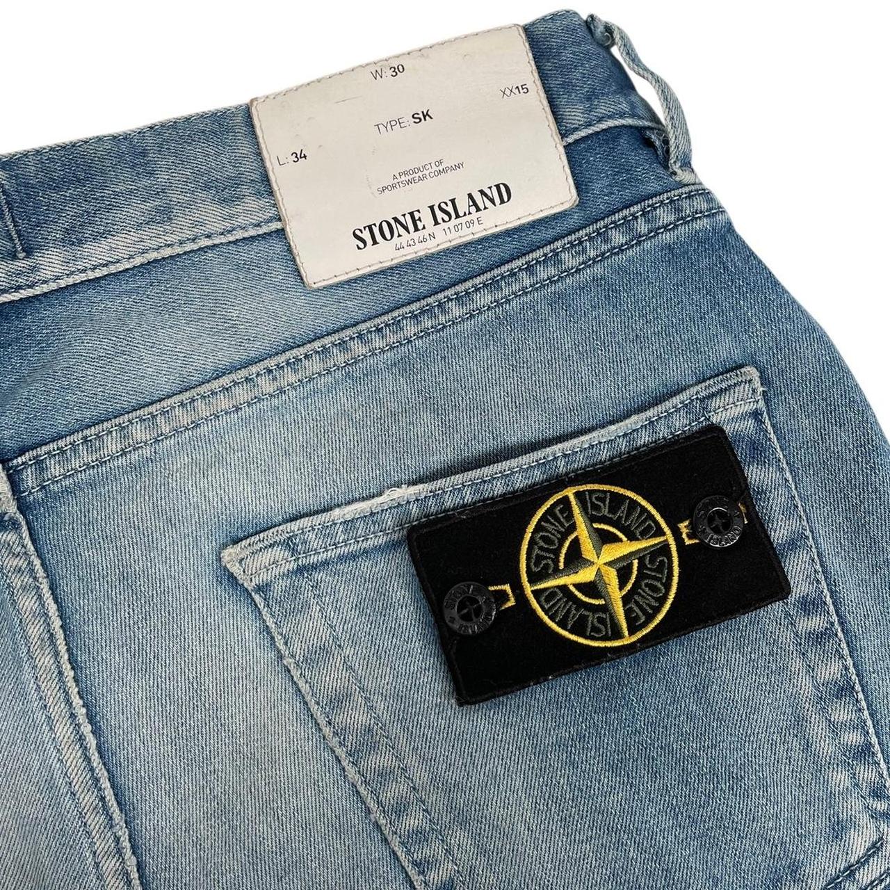 Stone Island SS 2016 Light Blue Skinny Fit Denim Jeans