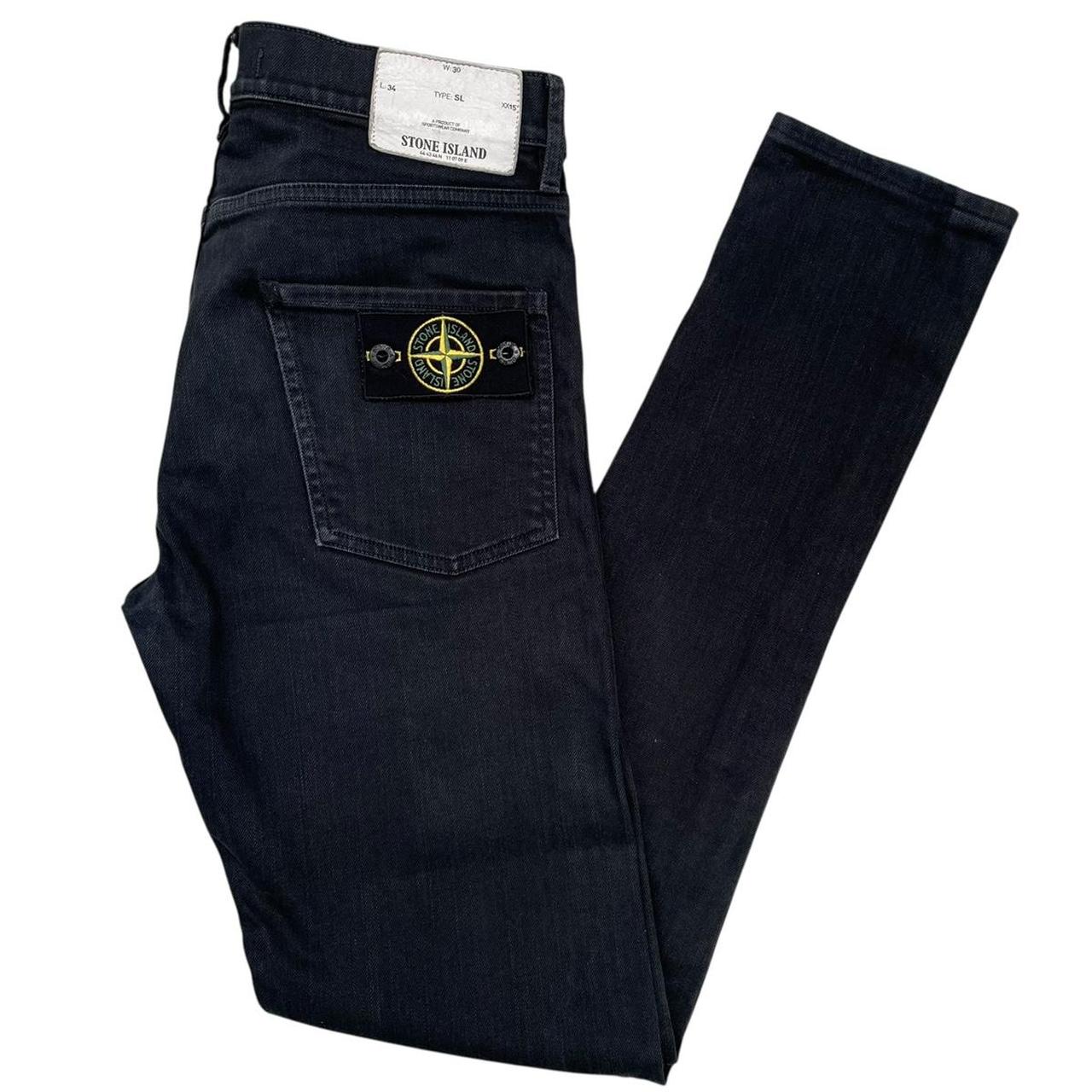Stone Island SS 2010 Black Slim Fit Denim Jeans