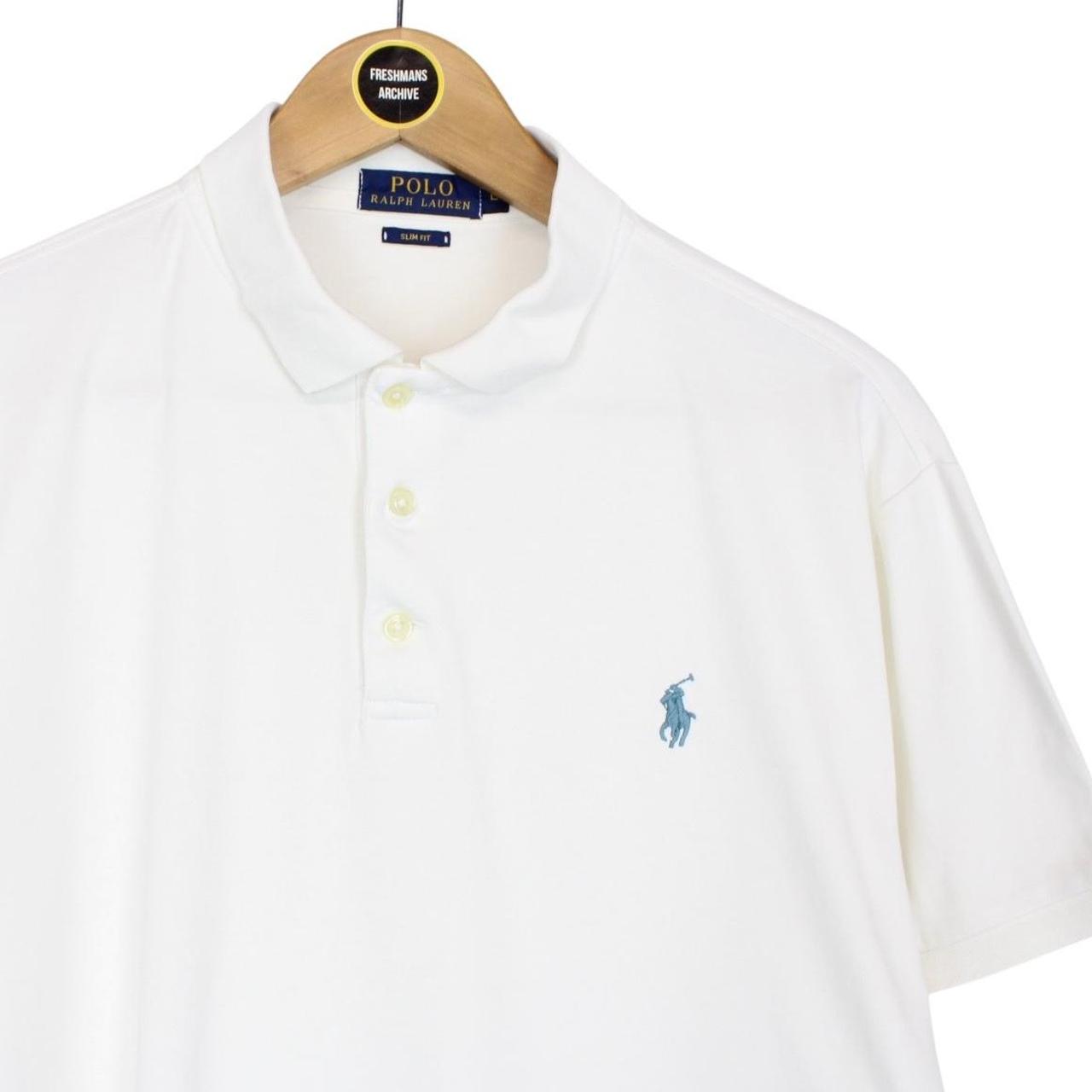 Polo Ralph Lauren White Short Sleeve Cotton Polo Shirt